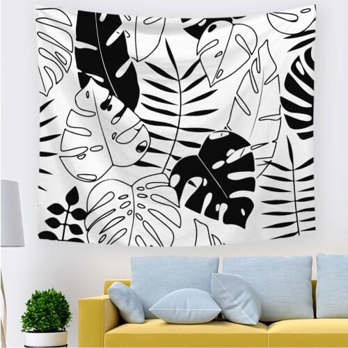 2021 Boutique Tapestry Wall Hanging Palm Tree Leaves Tapestry Vintage Tapestry Wall Tapestry Hippie Micro Fiber Peach Home Decor