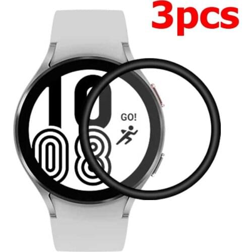 3pcs Ultra-thin Protective Film for Samsung Galaxy Watch 4 40/44mm Watch4 Classic 42mm 46mm HD Clear Full Screen Protector Film