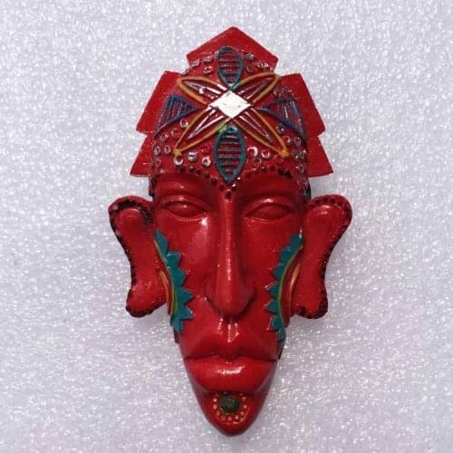 3D Fridge Magnet for Indigenous Masks in Indonesia Tourist Attractions