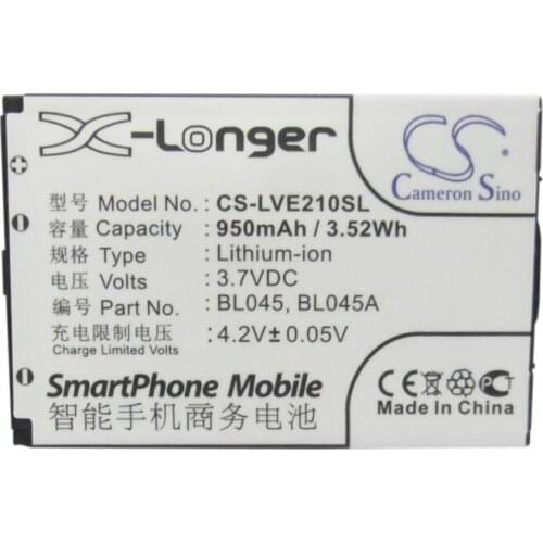 Cameron Sino 950mAh battery for LENOVO E118 E206 E209 E210 E217 E220 E268 E320 E369 E520 I300 i301 i307 i360 i370 I389 i398