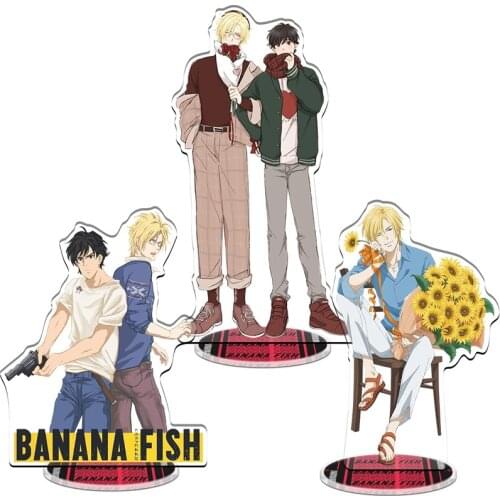 Anime BANANA FISH Okumura Eiji Stand Figure Model Plate Acrylic Cartoon Desk Decor Cartoon Toys Xmas Gifts