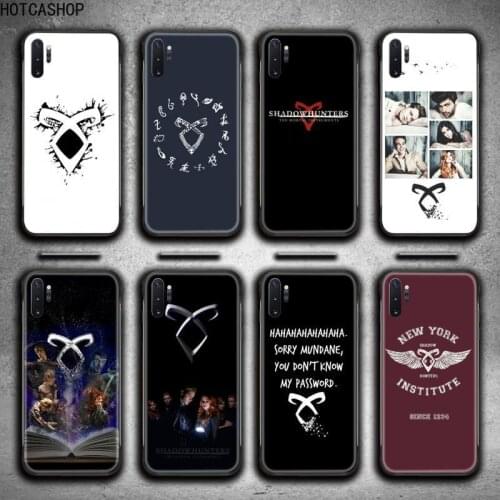 TV Series Shadowhunters Phone Case For Samsung Galaxy Note20 ultra 7 8 9 10 Plus lite J7 J8 Plus 2018 Prime M21