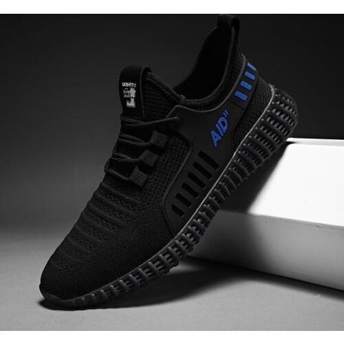 Hop black sneakers safety adulto 2018 shoes sneaker fabric lightweight outdoor leisure color for man masculino male mesh white
