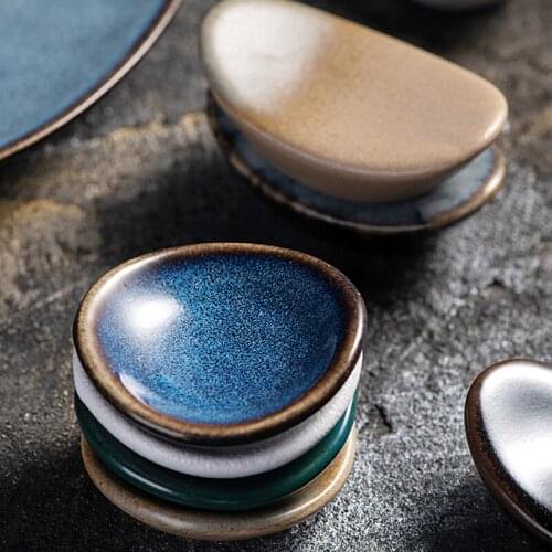 1Piece Earthenware Ingot Chopstick Holder Chopsticks Rest For DIY Home Restaurant Dining Table Accessories Supplies Wholesale