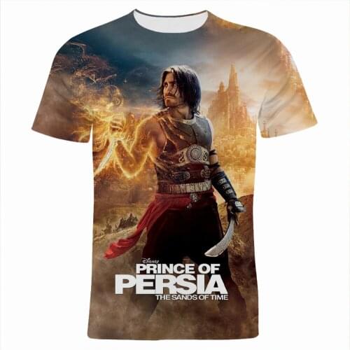 T Shirt For Men Summer Prince Of Persia The Sands Of Time Women Tee Shirts Short Sleeve 3D Printed Children Clothing