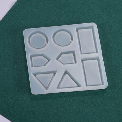 Crystal Epoxy Resin Mold Earrings Pendant Casting Silicone Mould DIY Making Tool X7YC