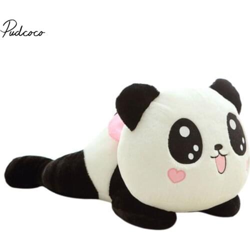 Quality Lying Down Cute Panda Bear Stuffed Animal Plush Soft Toy Cute Doll Gift