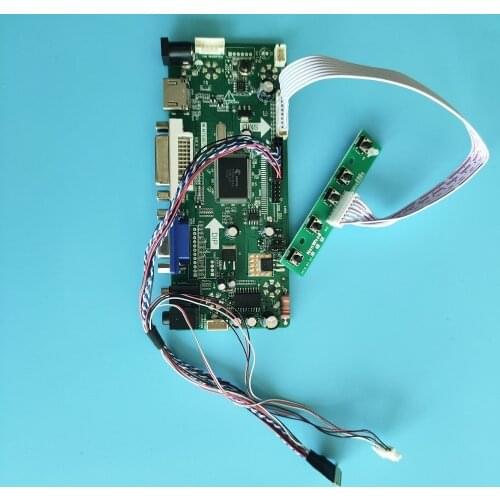 Kit For LP140WH2-TLSA/TLT1 DVI Panel Controller board Screen Monitor LED LCD 14" HDMI VGA 1366*768 Audio card DIY 40pin LVDS