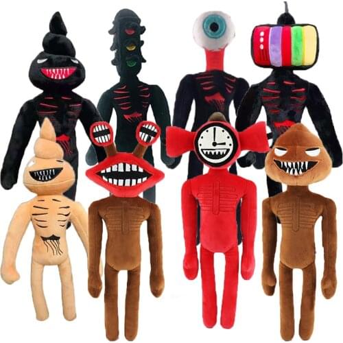 30-40cm Kawaii Siren Head Plush Doll Soft Sirenhead Stuffed Toy Cartoon Animal Cat Peluches Toys for Kids Children Birthday Gift