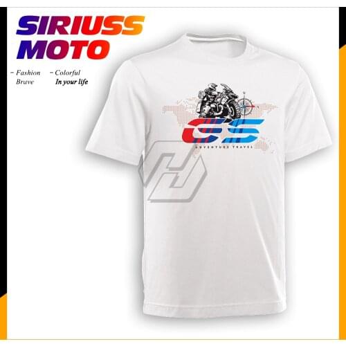 Motorcycle O-Neck Printed T-Shirt Short Sleeve T Shirt Case for BMW F650GS F700GS F800GS F850GS G310GS R1200GS Adventure T Shirt