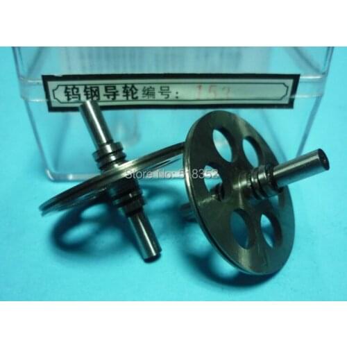 Guangming 153 OD41.5mmx L41mm Axle Dia.5mm High Precision Tungsten Steel Guide wheel(pulley) for High Speed Wire Cut EDM Parts