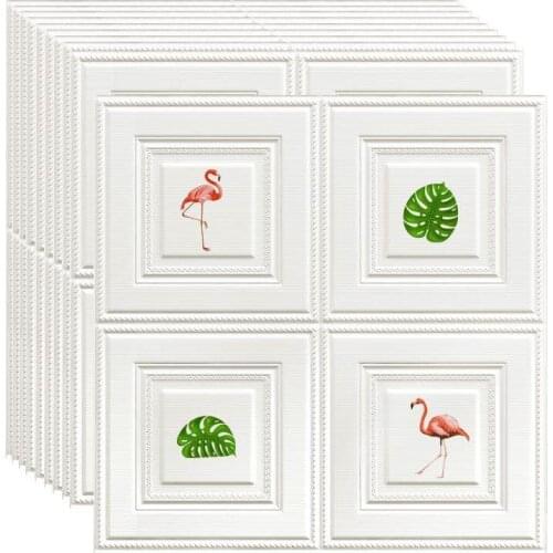 Nordic Style 3D Wall Stickers Home Wall Cover Decor for TV Background Living Room Bedroom DIY Self adhesive Waterproof Wallpaper