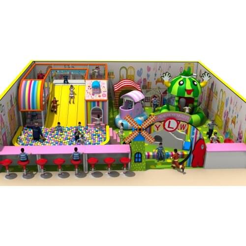 New Kids indoor soft naughty castle electric playground structure children maze park YLW-IN171050