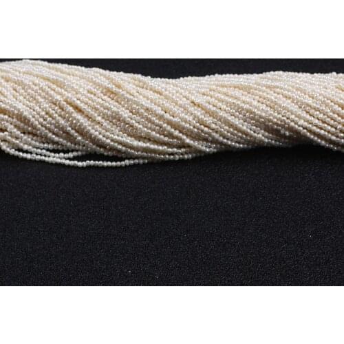 2-2.5mm White Potato Shape Fresh Water Pearls for Jewelry Making