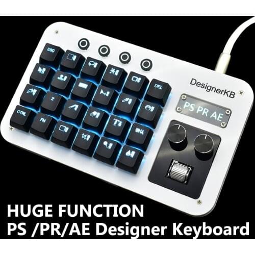 Photoshop Hot Key Macro Programming Keyboard For PS PR AE Keyboard For Designer Office Drawing Audio Video Programmable Keyboard