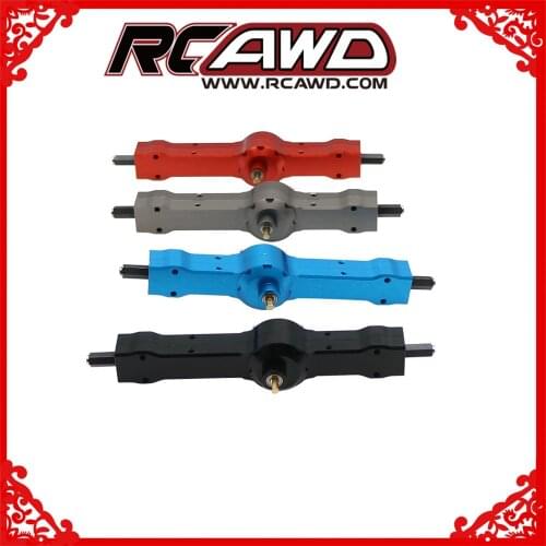 RCAWD Metal Front /Rear Bridge Axle Gear box With Full Copper Gears For WPL HengLong 1/16 Truck RC Car Part Fast Shipping