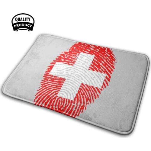 Swiss 3D Household Goods Mat Rug Carpet Cushion Switzerland Switzerland Coat Of Arms Switzerland Flag Switzerland Switzerland