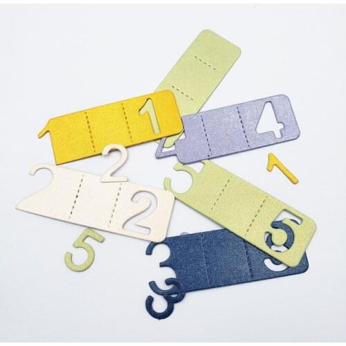 Folded Bookmark Set Metal Cutting Dies Stencil Scrapbooking Photo Album Card Paper Embossing Craft DIY