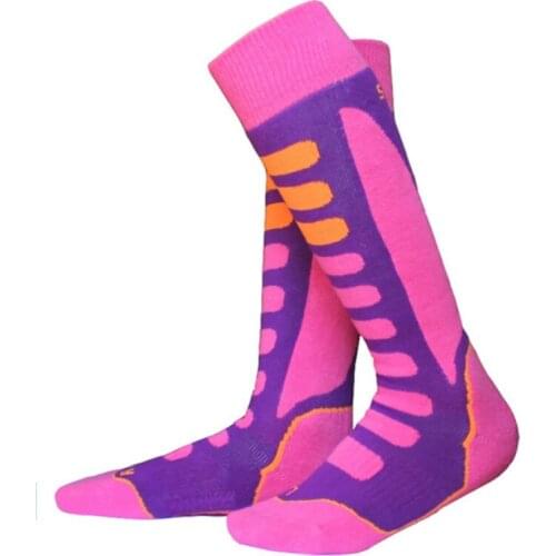 Outdoor Winter Children Thermal Ski Socks Girls Cotton Sports Snowboarding Skiing Socks Thermosocks Leg Warmers For Boys Kids