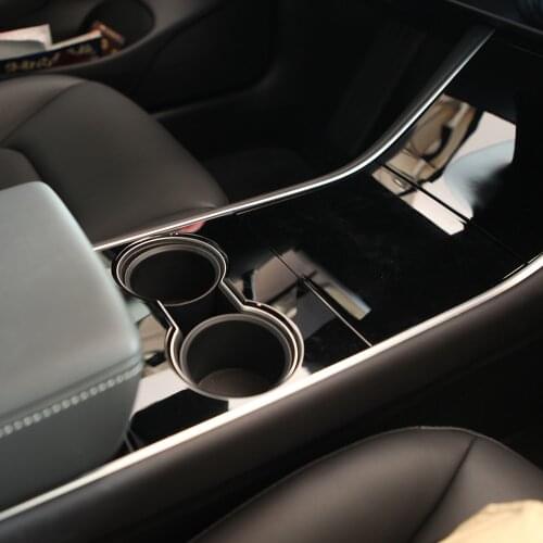 Vxvb For Tesla Model 3 Accessories Model3 Water Cup Holder Adapter Center Control Storage Box Tesla Model Y Model3 2020