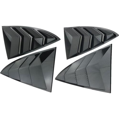 For Tesla Model 3 ABS Rear Window Blinds Decorative Patch Exterior