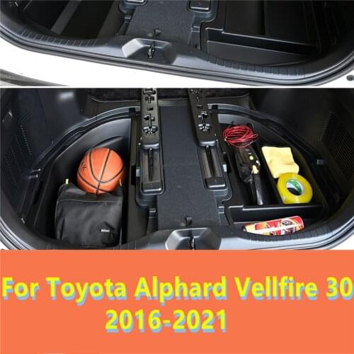 Reserve box mat Fully surrounded Tail box mat After warehouse mat Interior decoration For Toyota Alphard Vellfire 30 2016-2021