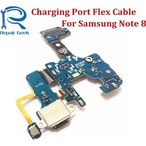 1pcs New High Quality For Samsung Galaxy Note 8 USB Dock Charging Charger Port Flex Cable Replacement Repair Parts