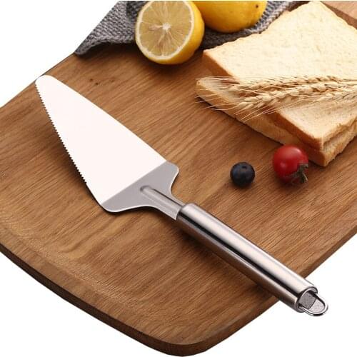 1Pcs Stainless Steel Serrated Blade Cake Knife Pie Pizza Pastry Butter Cutter Shovel Kitchen Baking Accessories Pastry Spatulas