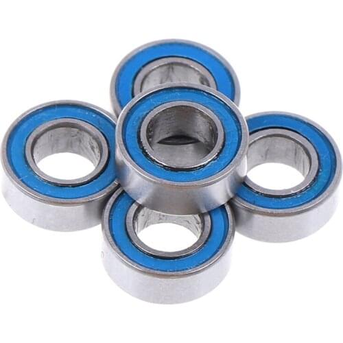 5Pcs Blue 4*8*3mm MR84RS MR84-2RS 4x8x3mm Rubber Sealed Ball Bearings