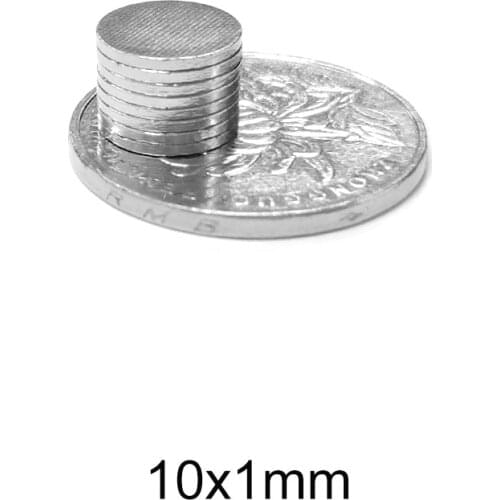 50~800PCS 10x1 mm Strong Round Neodymium Magnet 10mm X 1mm Permanent Search Magnet Disc 10x1mm Powerful Magnetic Magnet 10*1 mm
