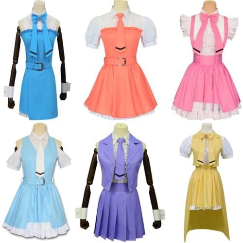 Anime If My Favorite Pop Idol Made It To The Budokan I Would Die Cosplay Costume MAINA ICHII Dress Cham Jam Uniform Women Girls