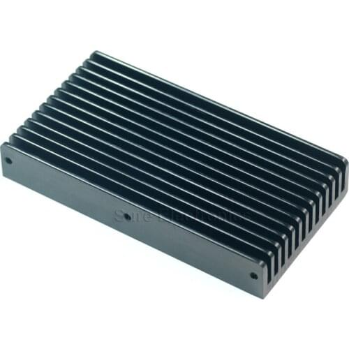 Audio Heat Sink Radiator TO220 DIY Power Amplifier with Aluminum Profile Sandblasted Black Oxide