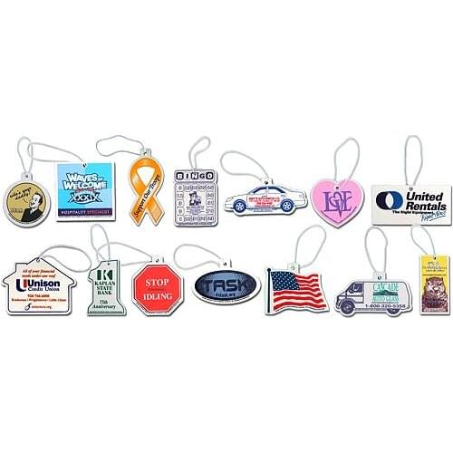 Free Shipping,Best car scent paper custom cardboard air freshener