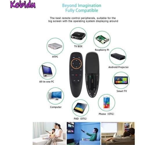 Backlit G10S Pro Air Mouse Voice Control 2.4G USB Receiver with Gyro Sensing Wireless Smart Remote for Android TV BOX Bluetooth