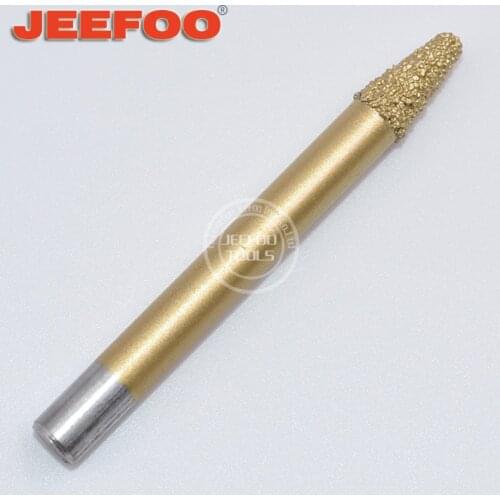 A1-20Angle 6*3*12mm Stone Carving Bits For 3D Deep Relief/CNC Tools Bit/ Diamond Engraving Bits On Glass/Brick/Monument