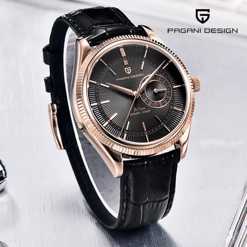 PAGANI Design Mens Quartz Watches Top Brand Luxury Watches Mens Casual Fashion Leather Waterproof Watch 2021 New Diving Watch