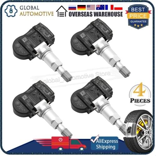 4PCS TPMS Tire Pressure Monitor Sensor 433MHz 6855539 For BMW 1 2 3 4 Series F20 F22 F34 F80 M3 i3 i8 X1 X2 X5 X6... 36106881890