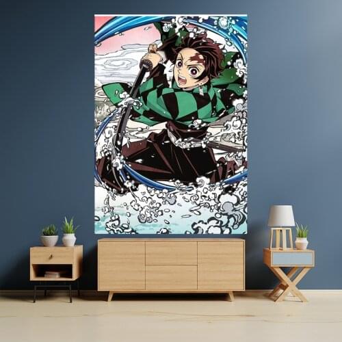 Demon Slayer Blade Anime Manga Canvas Picture Wallpaper Poster