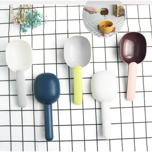 Cat Dog Food Spoon Shovel Mutli-Function Feeding Scoop With Sealing Bag Clip Measuring Cup Thickened Food Shovel Pet Supplies