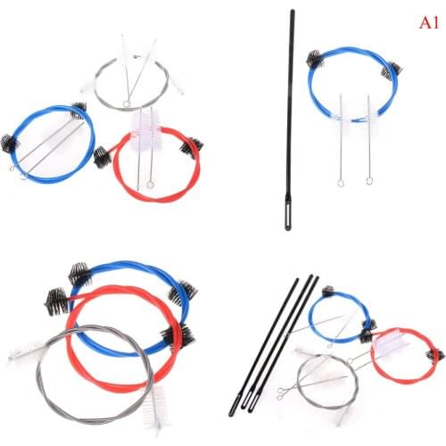 HOT Trumpet Maintenance Cleaning Care Kit Cleaning Stick+ Flexible Brush+Value Mouthpiece Brush