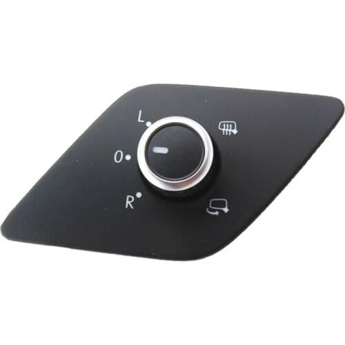 Chrome Heating & Fold Side Mirror Switch Control Button16d959565a for VW Jetta MK6 2011-2014