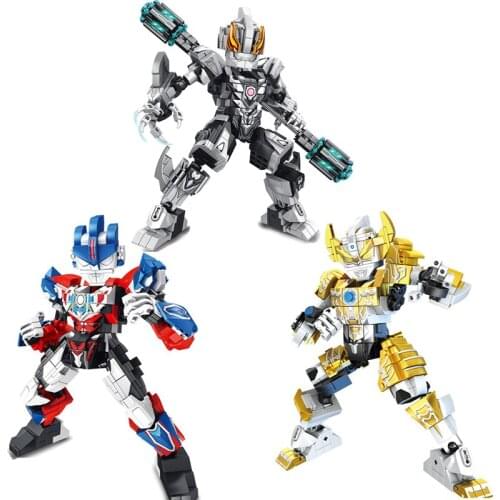 Cosmic Hero Cyro Ob Ultraman Mecha DIY Childrens Educational Assembling Building Blocks Toy Extremely Evil Beria Building Block