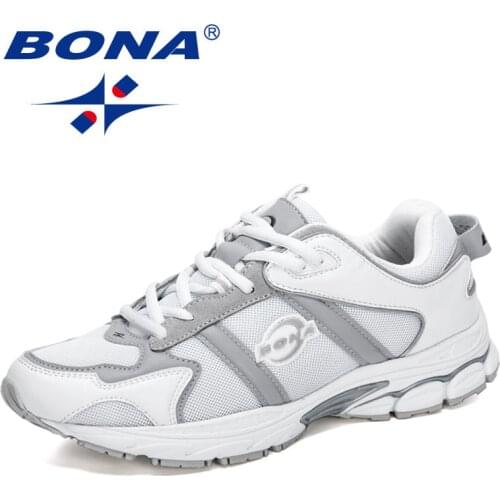 BONA 2020 New Designers Popular Breathable Running Shoes Men Outdoor Sport Sneakers Man Walking Jogging Footwear Mansculino