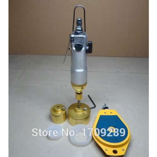 Bottle capping Machine handheld pneumatic power sealing bottles packaging equipment lid tightener cap size 5-50mm