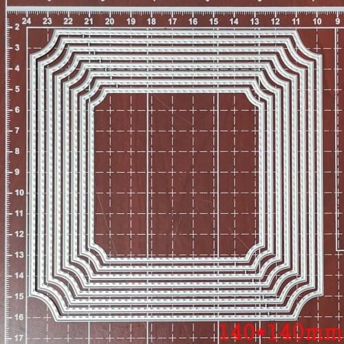 Metal Die Cut big layer Frame background Crafts Knife Blade Die Mould Stencil For DIY Scrapbook Embossing Paper Cards Decorative