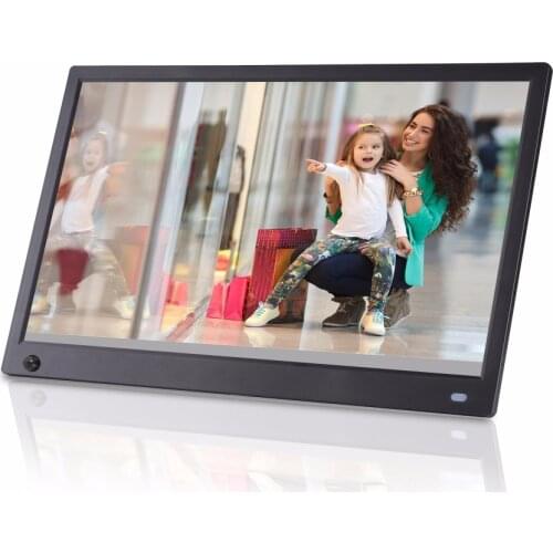New design 15.6 inch IPS Motion sensor Full viewing angle 1920X1080 Support HD input picture video player digital photo frame