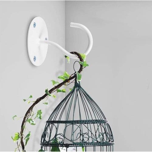 Ceiling Hooks Wall Mount For Hanging Bird Feeders Outdoor Decoration Lanterns Bracket Wind Chimes 3PCS Strong Hangers