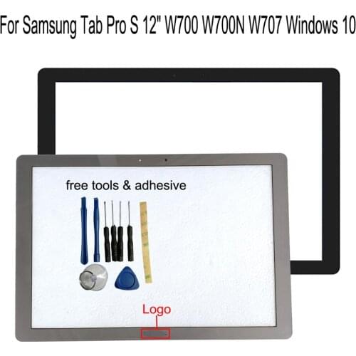 Shyueda 100% newFor Samsung Tab Pro S 12" W700 W700N W707 Windows 10Outer Front Glass Panel Touch Screen Digitizer