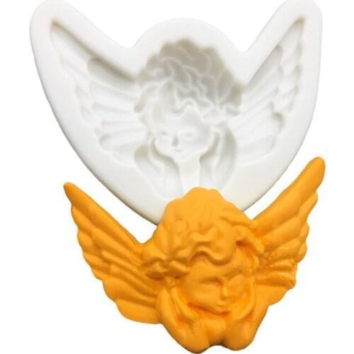Angel Baby Silicone Mold Sugarcraft Chocolate Cupcake Baking Mold Fondant Cake Decorating Tools
