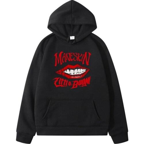Hot Sale Maneskin Hoodies Sweatshirt Fashion Italian Singer Print Hoodie Harajuku Men Hoody Oversized Casual Streetwear Pullover